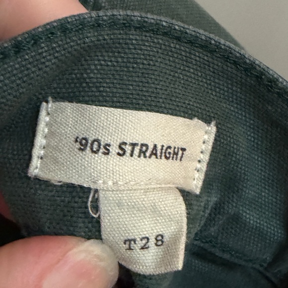 Madewell Women’s 90s straight Cargo Pants in Forest Green - Picture 5 of 5